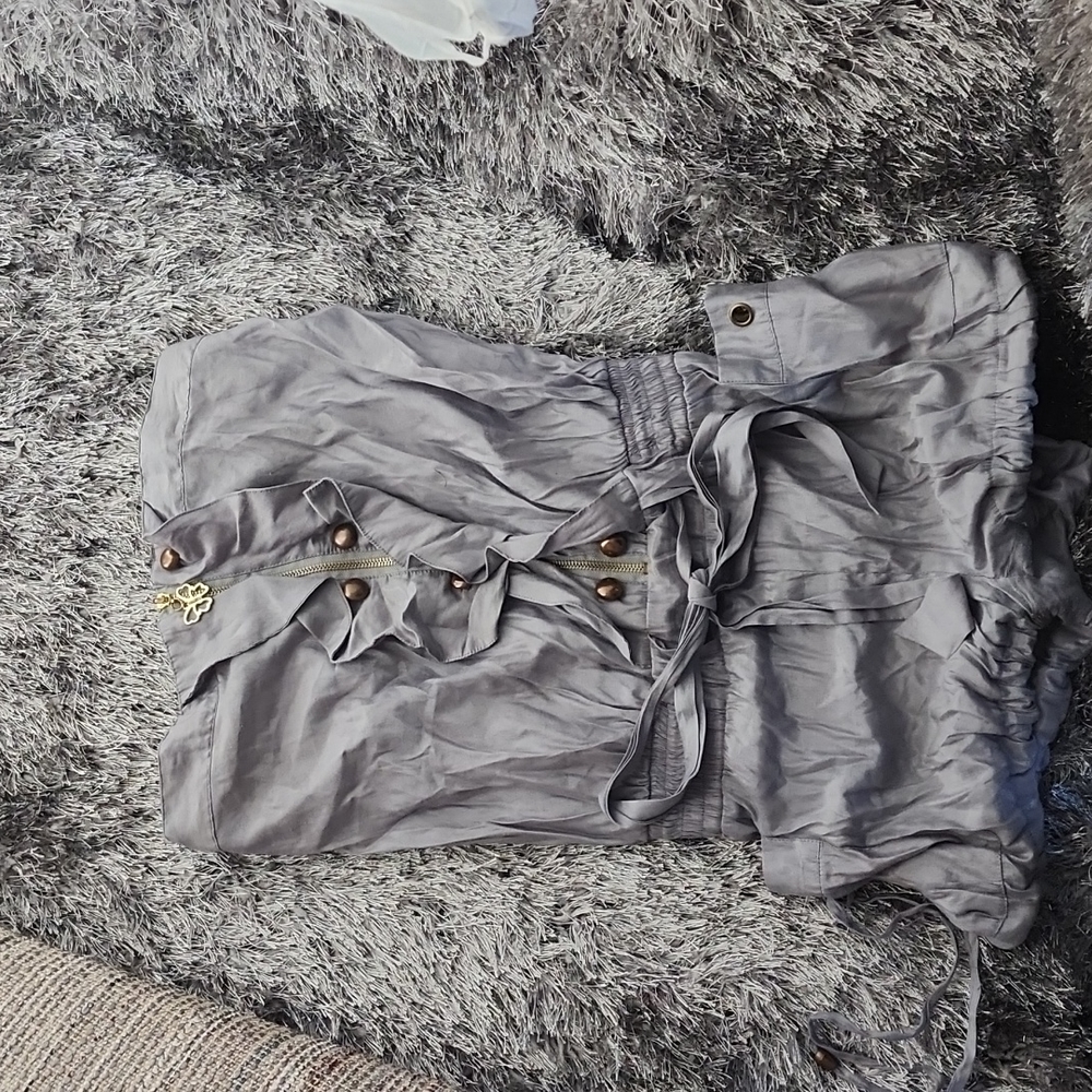 Gray romper by poetry clothing Size M